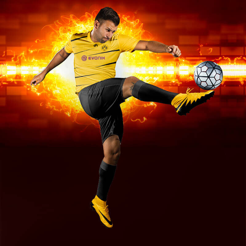 Borussia-Dortmunt Away Dijital Halı Saha Forma